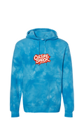 Tie Dye Aqua Blue Hoodie
