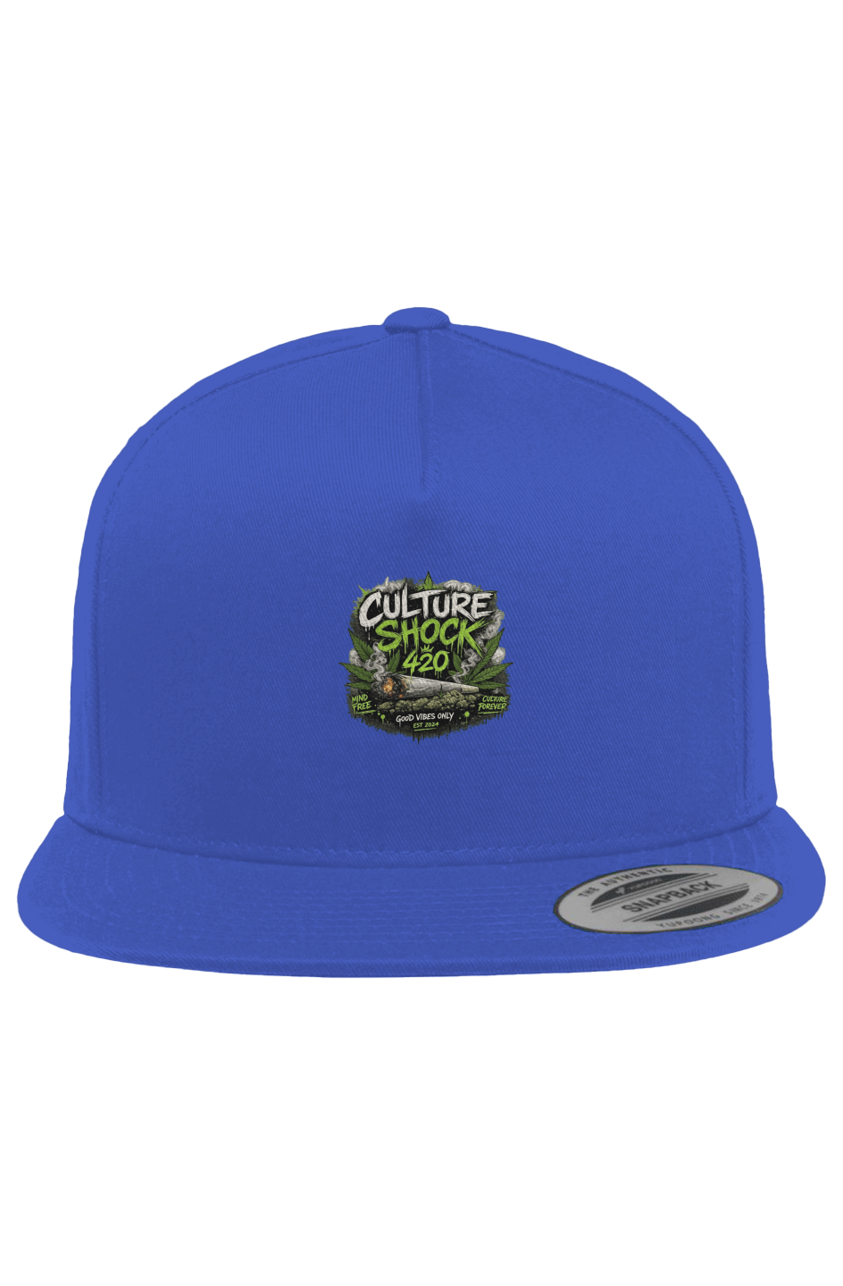 Culture shock 420 5-Panel Cotton Twill Snapback Cap