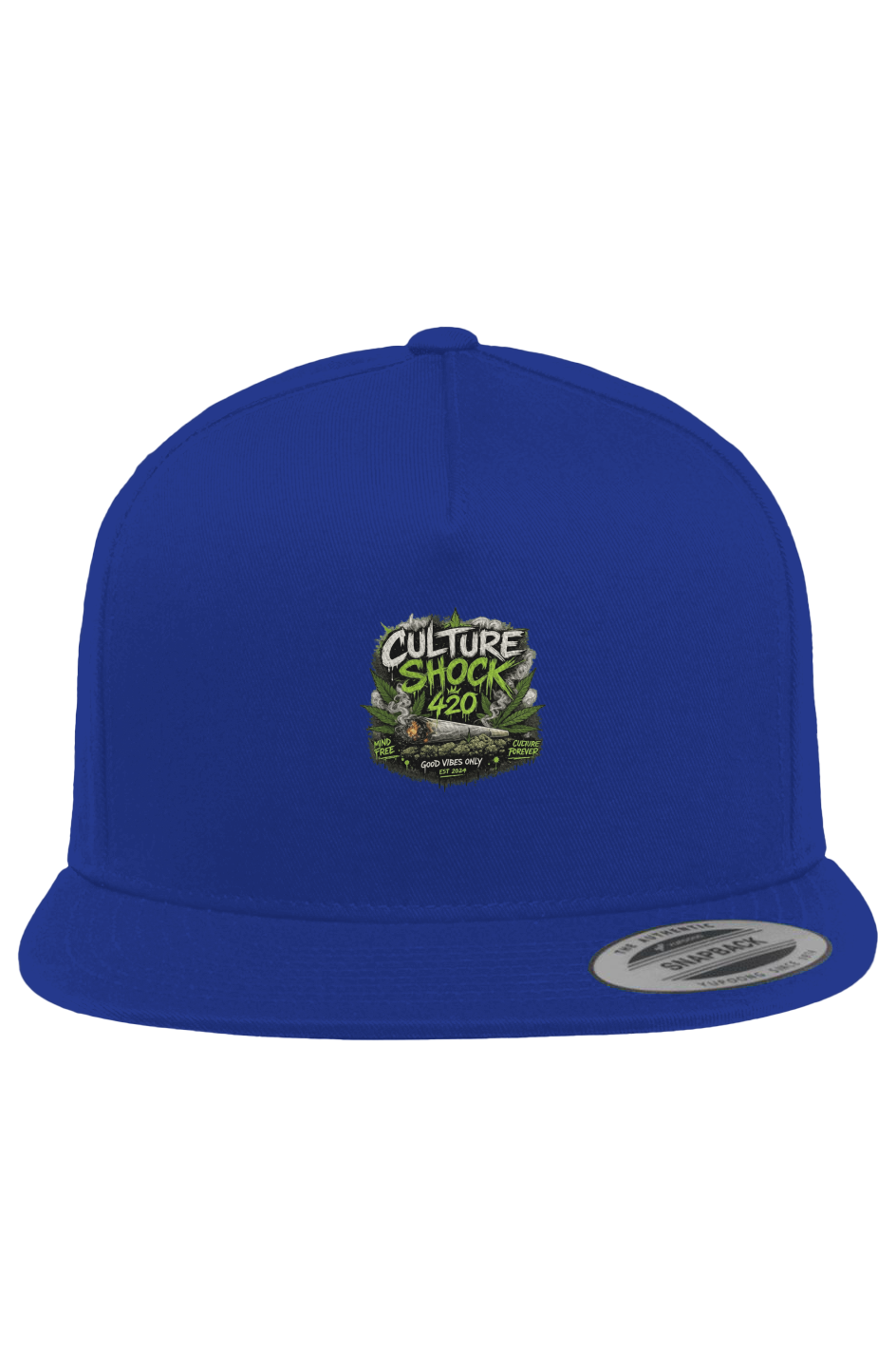 Culture shock 420 5-Panel Cotton Twill Snapback Cap