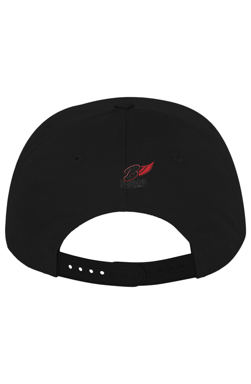 5-Panel Cotton Twill Snapback Cap