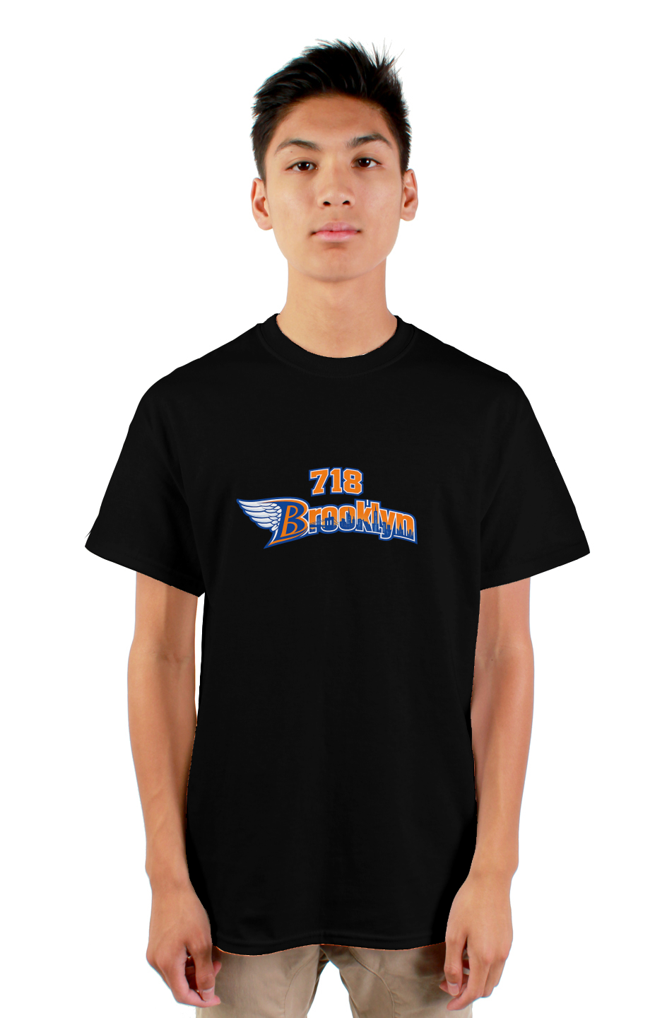 Bwing 718 Brooklyn Knicks inspired gildan mens tsh