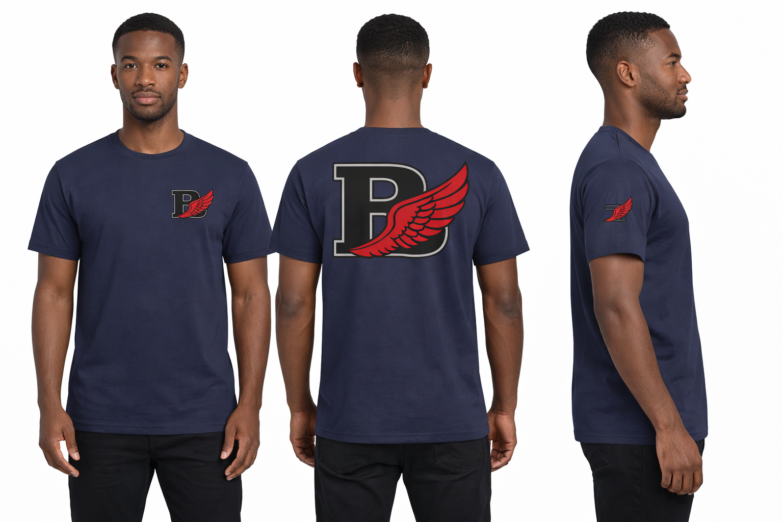 Bwing men’s Light Cotton T-Shirt