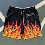 Flame - Shorts - Black