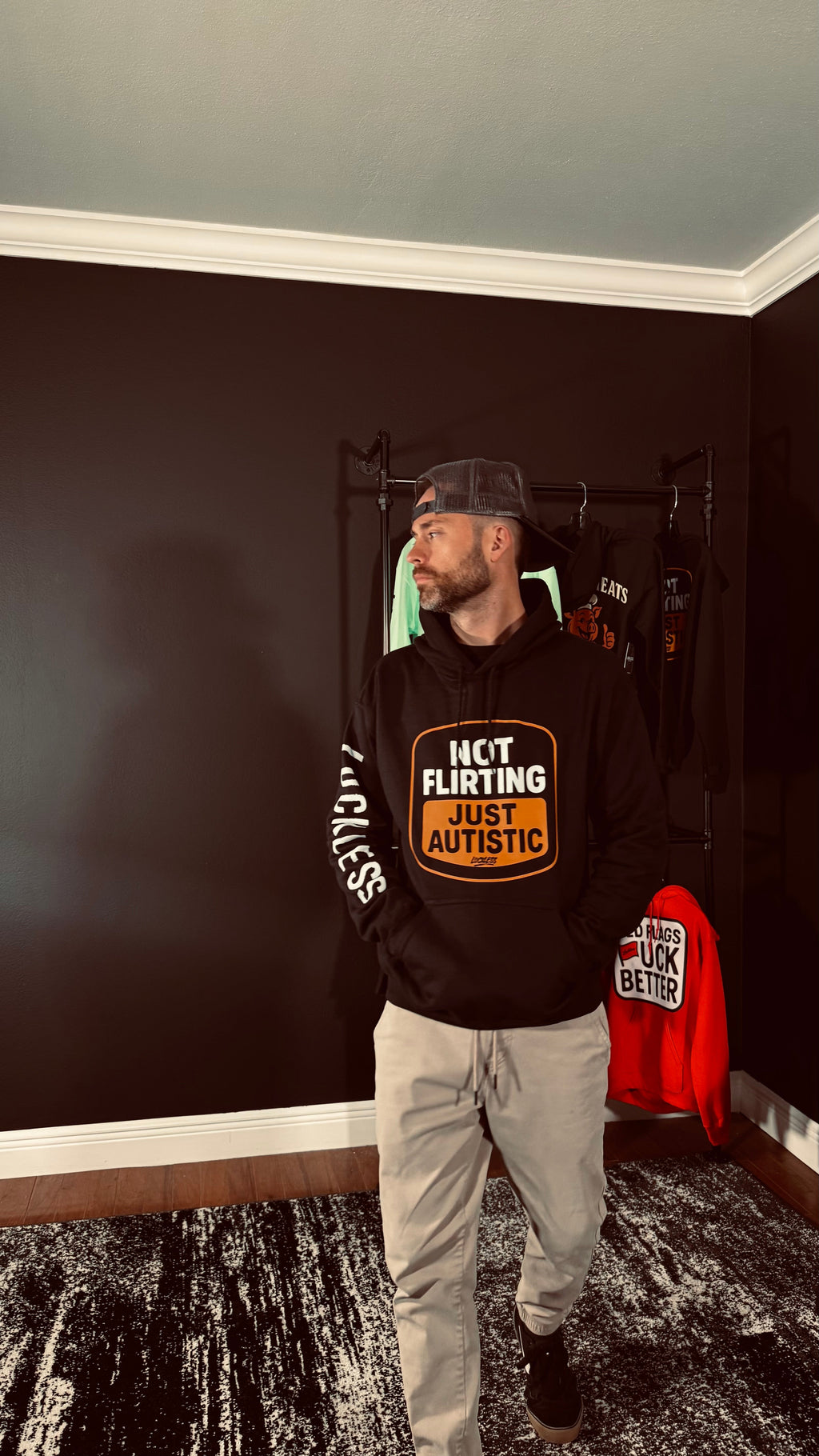 Not Flirting Hoodie